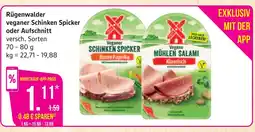 Marktkauf Rügenwalder veganer schinken spicker Angebot