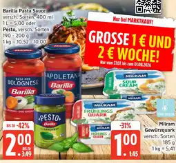 Marktkauf Barilla pasta sauce Angebot