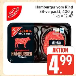 Marktkauf Gut&günstig hamburger vom rind Angebot