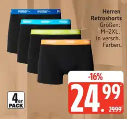 Marktkauf Puma herren retroshorts Angebot