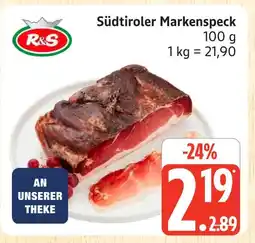 Marktkauf R&s südtiroler markenspeck Angebot