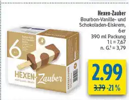 diska Hexen-zauber bourbon-vanille- und schokoladen-eiscrem Angebot