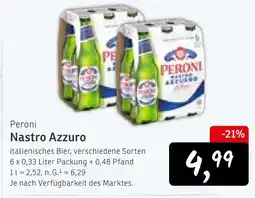 KONSUM Peroni nastro azzurro Angebot