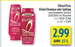 diska L'oréal paris elvital shampoo Angebot