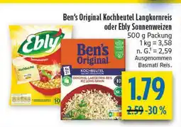 diska Ben's original kochbeutel langkornreis Angebot