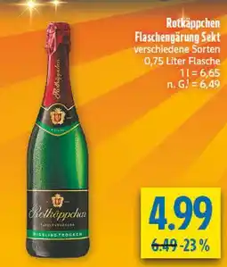 diska Rotkäppchen flaschengärung Angebot