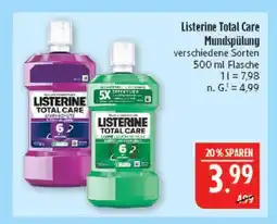 Marktkauf Listerine total care Angebot