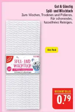 Marktkauf Gut & günstig spül- und wischtuch Angebot