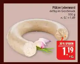 Marktkauf Pfälzer leberwurst Angebot