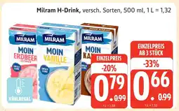 Marktkauf Milram h-drink Angebot