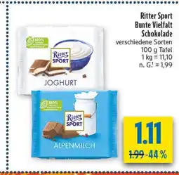 diska Ritter sport joghurt Angebot