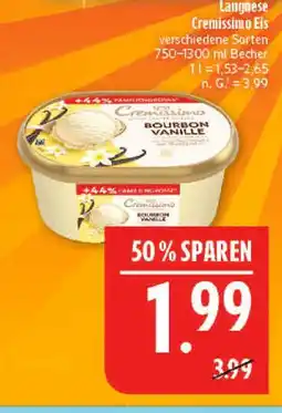Marktkauf Langnese cremissimo eis Angebot