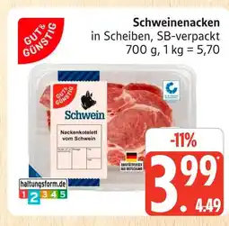 Marktkauf Gut & günstig schweinenacken Angebot