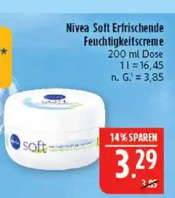 Marktkauf Nivea soft erfrischende feuchtigkeitscreme Angebot