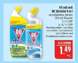 Marktkauf 00 null null wc aktivgel 4 in 1 Angebot