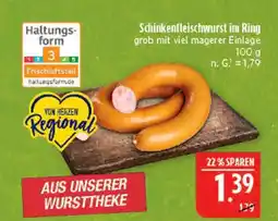Marktkauf Schinkenfleischwurst im ring Angebot