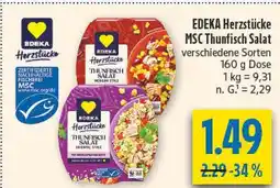 diska Edeka herzstücke msc thunfisch salat Angebot