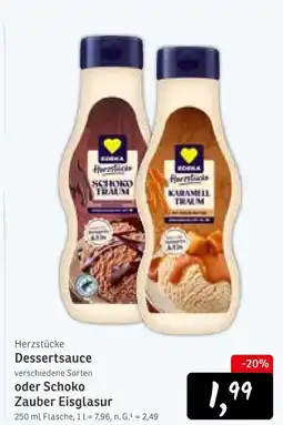 KONSUM Edeka herzstücke dessertsauce Angebot