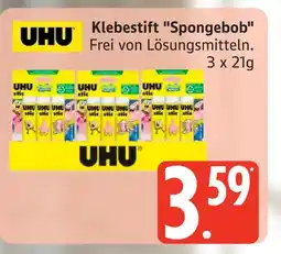 Marktkauf Uhu klebestift spongebob Angebot