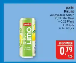 Marktkauf Granini die limo Angebot