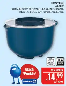 Marktkauf Rührschüssel „chef it“ Angebot