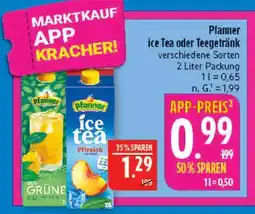 Marktkauf Pfanner ice tea Angebot