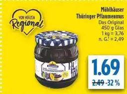 diska Mühlhäuser thüringer pflaumenmus Angebot