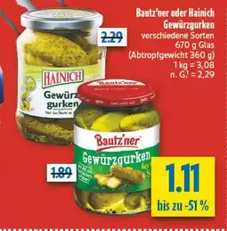 diska Bautz'ner gewürzgurken Angebot