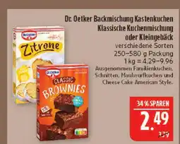 Marktkauf Dr. oetker backmischung kastenkuchen Angebot