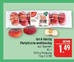 Marktkauf Gut & günstig plattpfirsiche weißfleischig Angebot