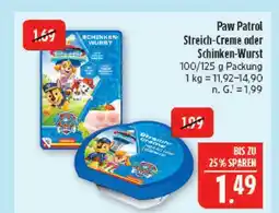 Marktkauf Paw patrol streich-creme Angebot
