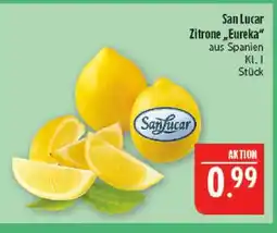 Marktkauf Sanlucar zitrone „eureka“ Angebot