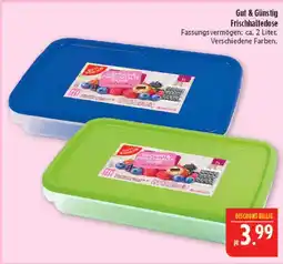 Marktkauf Gut & günstig frischhaltedose Angebot