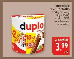 Marktkauf Ferrero duplo Angebot
