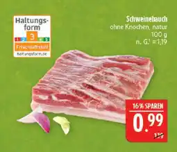 Marktkauf Schweinebauch Angebot