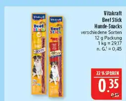 Marktkauf Vitakraft beef stick hunde-snacks Angebot