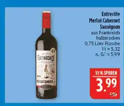 Marktkauf Entrecôte merlot cabernet sauvignon Angebot