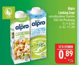 Marktkauf Alpro cooking soya Angebot