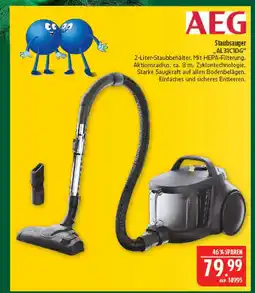 Marktkauf Aeg staubsauger al31c1dg Angebot