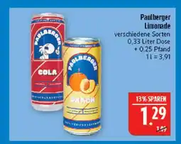 Marktkauf Paulberger limomade Angebot