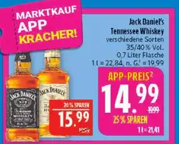 Marktkauf Jack daniel's tennessee whiskey Angebot