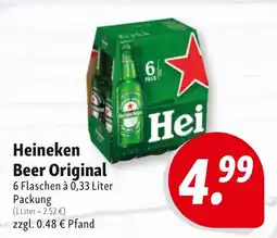 Nah & Frisch Heineken Beer Original Angebot