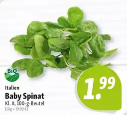 Nah & Frisch Italien Baby Spinat Angebot