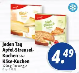 Nah & Frisch Jeden Tag Apfel-Streusel-Kuchen oder Käse-Kuchen Angebot