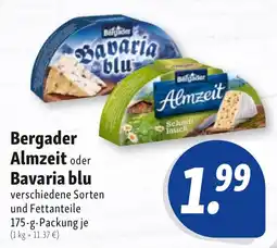 Nah & Frisch Bergader Almzeit oder Bavaria blu Angebot