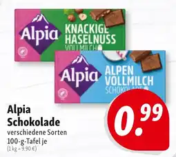 Nah & Frisch Alpia Schokolade Angebot