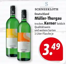 Nah & Frisch SCHNEEKLOTH Müller-Thurgau Angebot