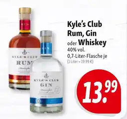Nah & Frisch Kyle's Club Rum, Gin oder Whiskey Angebot