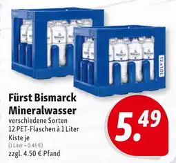 Nah & Frisch Fürst Bismarck Mineralwasser Angebot