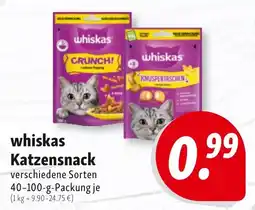 Nah & Frisch whiskas Katzensnack Angebot